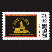Roundup For Autism Flag postage
