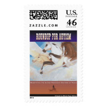 Roundup For Autism Postage Stamp