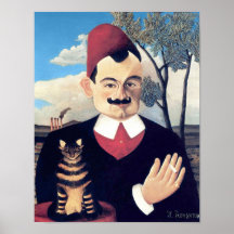 Rousseau - Portrait of Pierre Loti Posters