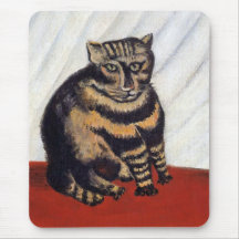Rousseau - The Tiger Cat Mouse Pads
