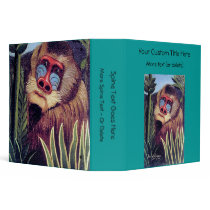 Rousseau's "Mandrill in the Jungle" (circa 1909) 3 Ring Binder