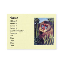 Rousseau's "Mandrill in the Jungle" (circa 1909) business cards
