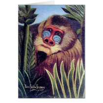 Rousseau's "Mandrill in the Jungle" (circa 1909) Cards