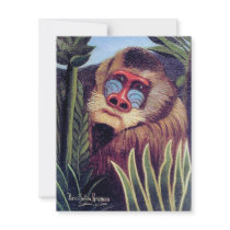 Rousseau's "Mandrill in the Jungle" (circa 1909) Personalized Announcements