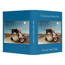 Rousseau's "The Sleeping Gypsy" (1897) binders