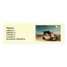 Rousseau's "The Sleeping Gypsy" (1897) Business Card Template