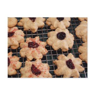 Rout Biscuits Cookie Recipe Post Card