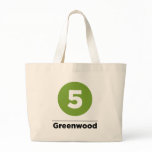 Route 5 - Greenwood Tote Bags