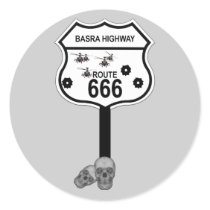 Route 666 sticker