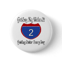 Route 66 2nd Birthday Pin