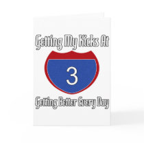 Route 66 3rd Birthday cards