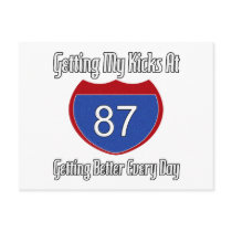 Route 66 87th Birthday postcards
