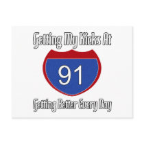 Route 66 91st Birthday postcards