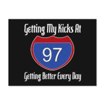 Route 66 97th Birthday postcards