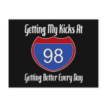 Route 66 98th Birthday postcards