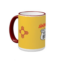 Route 66 - Albuquerque mugs