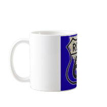 Route 66 Blue California Coffee Mug