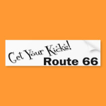 Route 66 Bumper Sticker bumper stickers by juliebernabe Route 66 Bumper Sticker bumper stickers
