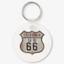 Route 66 California Highway Sign keychains by spacedust Route 66 California Highway Sign keychains