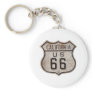 Route 66 California Highway Sign Key Chain