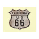 Route 66 California Highway Sign postcards by spacedust Route 66 California Highway Sign postcards