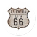 Route 66 California Highway Sign stickers by spacedust Route 66 California Highway Sign stickers