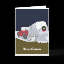 Route 66 Christmas Card cards