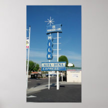 Route 66 Dairy Poster