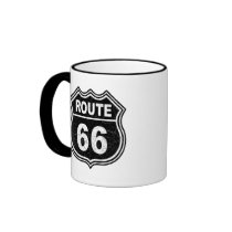Route 66 Distressed Coffee Mug