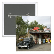 Route 66 General Store & Gas Station Pinback Buttons