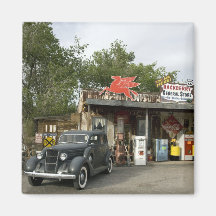 Route 66 General Store & Gas Station Fridge Magnet