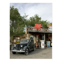 Route 66 General Store & Gas Station Postcard