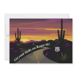 Route 66 Get Your Kicks Invitations