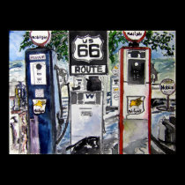 route 66 highway art print