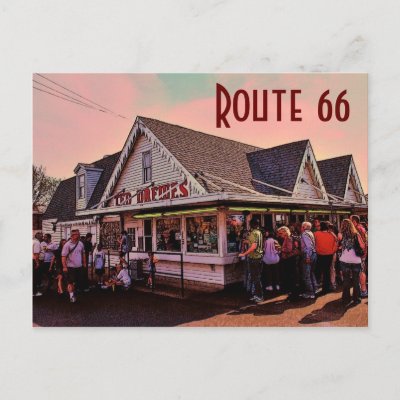 Route 66 (Missouri) Postcard
