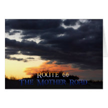 Route 66  Mother Road Card