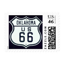 Route 66 Oklahoma postage