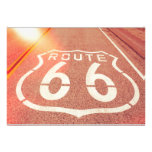 Route 66 Photo Edit - Orange Glow invitations