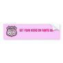 Route 66 Pretty Pink Bumper Sticker
