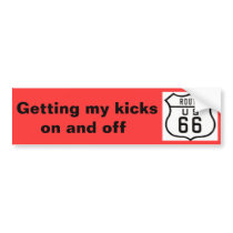 Route 66 Road Trip bumper stickers by Rebecca_Reeder Route 66 Road Trip bumper stickers