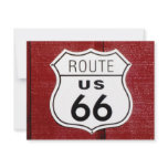 Route 66 Sign Invite