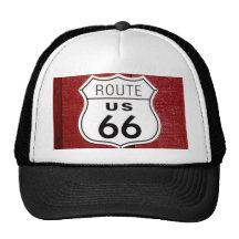 Route 66 Sign Mesh Hat