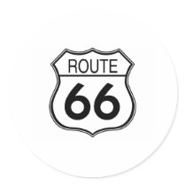 Route 66 Sign stickers by TeeZazzle Route 66 Sign stickers
