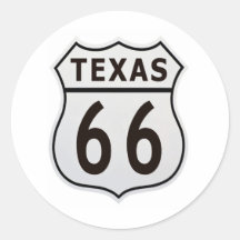 Route 66 Texas Sticker