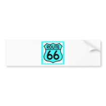 route 66 turquoise bumper stickers