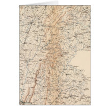 Route, Gettysburg campaign Greeting Card
