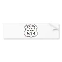 ROUTE MITZVOT 613 BUMPER STICKERS