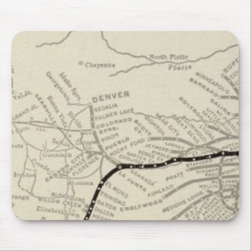 Route of the California Limited Mousepads