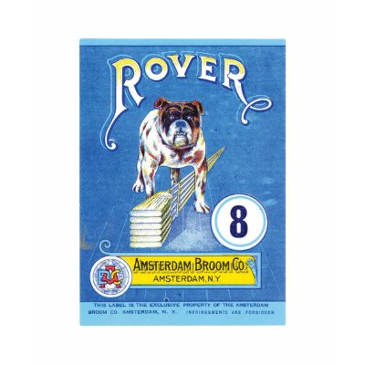 Rover Amsterdam Broom Co. T-shirt by vintagegiftmall