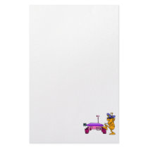 Rover getting parking ticket stationery paper